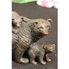 Image 4 : Mama Bear with Cubs Bronze Figurine