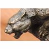 Image 2 : Jaguar Bronze sculpture on Marble Base Statue