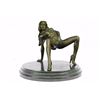 Image 1 : Nude Seductress Bronze Sculpture on Marble base Figurine