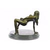 Image 8 : Nude Seductress Bronze Sculpture on Marble base Figurine