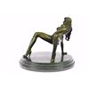 Image 9 : Nude Seductress Bronze Sculpture on Marble base Figurine