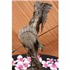 Image 4 : Apache Native American Warrior Bronze Statue