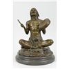 Image 1 : Native American Chanting Bronze Sculpture