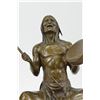 Image 2 : Native American Chanting Bronze Sculpture