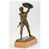 Image 1 : Roman Gladiator Bronze Statue on Marble Base Sculpture