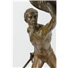 Image 2 : Roman Gladiator Bronze Statue on Marble Base Sculpture
