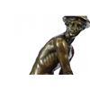 Image 3 : Mercury Bronze Statue On Marble Base Sculpture