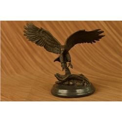 Flying American Eagle Bronze Sculpture