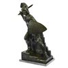 Image 9 : Bold Knight Warrior With Sword Bronze Statue