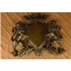 Image 1 : Traditional Crest Power Behind Shield Bronze Sculpture