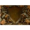 Image 3 : Traditional Crest Power Behind Shield Bronze Sculpture