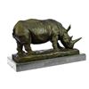 Image 3 : Animal edition Rhinoceros Bronze Sculpture