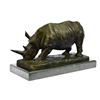 Image 7 : Animal edition Rhinoceros Bronze Sculpture