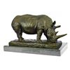Image 8 : Animal edition Rhinoceros Bronze Sculpture