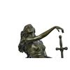 Image 2 : Justice Lady Bronze Statue on Marble base Sculpture