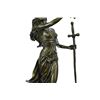Image 4 : Justice Lady Bronze Statue on Marble base Sculpture