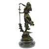 Image 7 : Justice Lady Bronze Statue on Marble base Sculpture