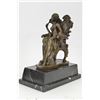 Image 3 : Victorian Beauty Sitting Bronze Sculpture on Marble base Figurine