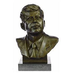 Collector Edition President John Fitzgerald Kennedy Bronze Sculpture