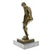 Image 2 : Collector Edition Nude Male Sculpture on Marble Base Figurine
