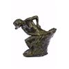 Image 1 : Woman Seated In An Armchair Bronze Sculpture