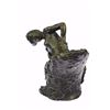 Image 5 : Woman Seated In An Armchair Bronze Sculpture