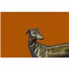 Image 2 : Two Greyhounds Playing Argente And Dore Bronze Statue
