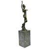 Image 9 : Decorative bronze sculpture on marble base