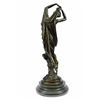 Image 7 : Nude Lady With Angel Bronze Statue