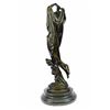 Image 8 : Nude Lady With Angel Bronze Statue