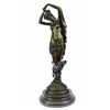 Image 9 : Nude Lady With Angel Bronze Statue