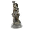 Image 5 : Nude Lady With Baby Bronze Sculpture on marble base Figure