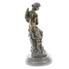 Image 6 : Nude Lady With Baby Bronze Sculpture on marble base Figure