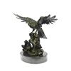 Image 1 : Eagle On Waves Bronze Statue