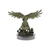 Image 7 : Eagle On Waves Bronze Statue