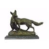 Image 1 : Poacher fox and Pheasant Bronze Sculpture