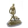 Image 9 : Fox Hunt Club Scent Hound Unique Bronze Sculpture on Marble base Statue