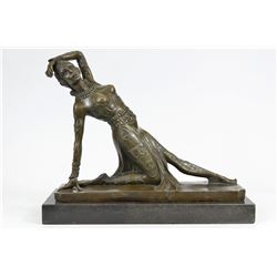 Russian Ballet And French Culture Dancer Bronze Sculpture