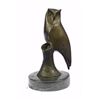 Image 1 : Modern Miniature Owl Bronze Sculpture