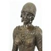 Image 2 : Friends Forever Lady with Dogs Bronze Figurine on Marble Base Statue