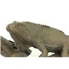 Image 2 : Iguana on Tree Branch Bronze Sculpture