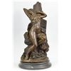 Image 1 : Gorgeous Nude Model posing for Camera Bronze Sculpture