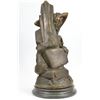 Image 4 : Gorgeous Nude Model posing for Camera Bronze Sculpture