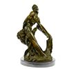 Image 1 : Puget Greek Wrestler Croton Bronze Statue