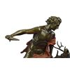 Image 2 : Hercules Killing Stag Bronze Statue on Marble Base Sculpture
