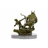 Image 7 : Beautiful Woman Warrior Fighting Demon Bronze Sculpture