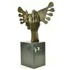Image 6 : Le Masque art modern Bronze Sculpture
