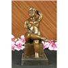 Image 1 : Woman Bronze Sculpture on marble base