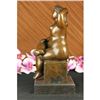 Image 4 : Woman Bronze Sculpture on marble base