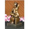 Image 5 : Woman Bronze Sculpture on marble base